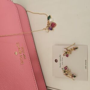 Kate Spade necklace and earrings set
